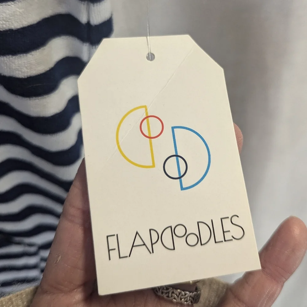 NWT Flapdoodles Size 10 Terrycloth Hooded Dress/Cover-up